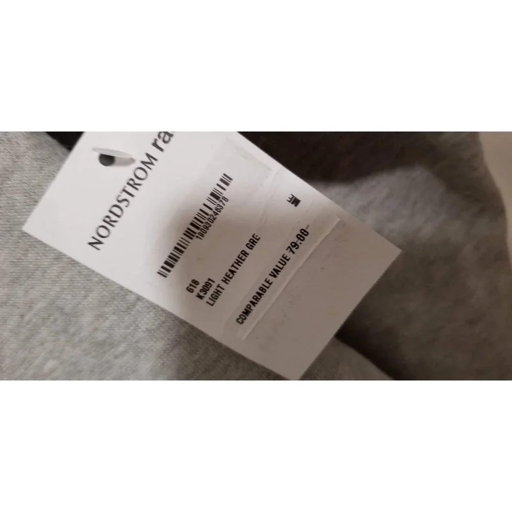 Mens Gray Hoodie Zip Front Hooded Sweatshirt New - Picture 8 of 11